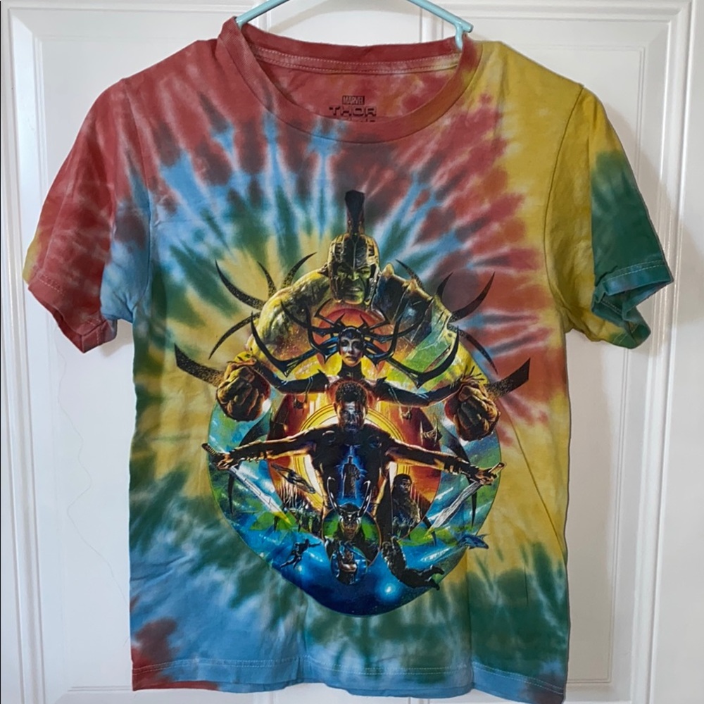 Marvel Multicolor Tie-Dye Thor Ragnarok T-Shirt